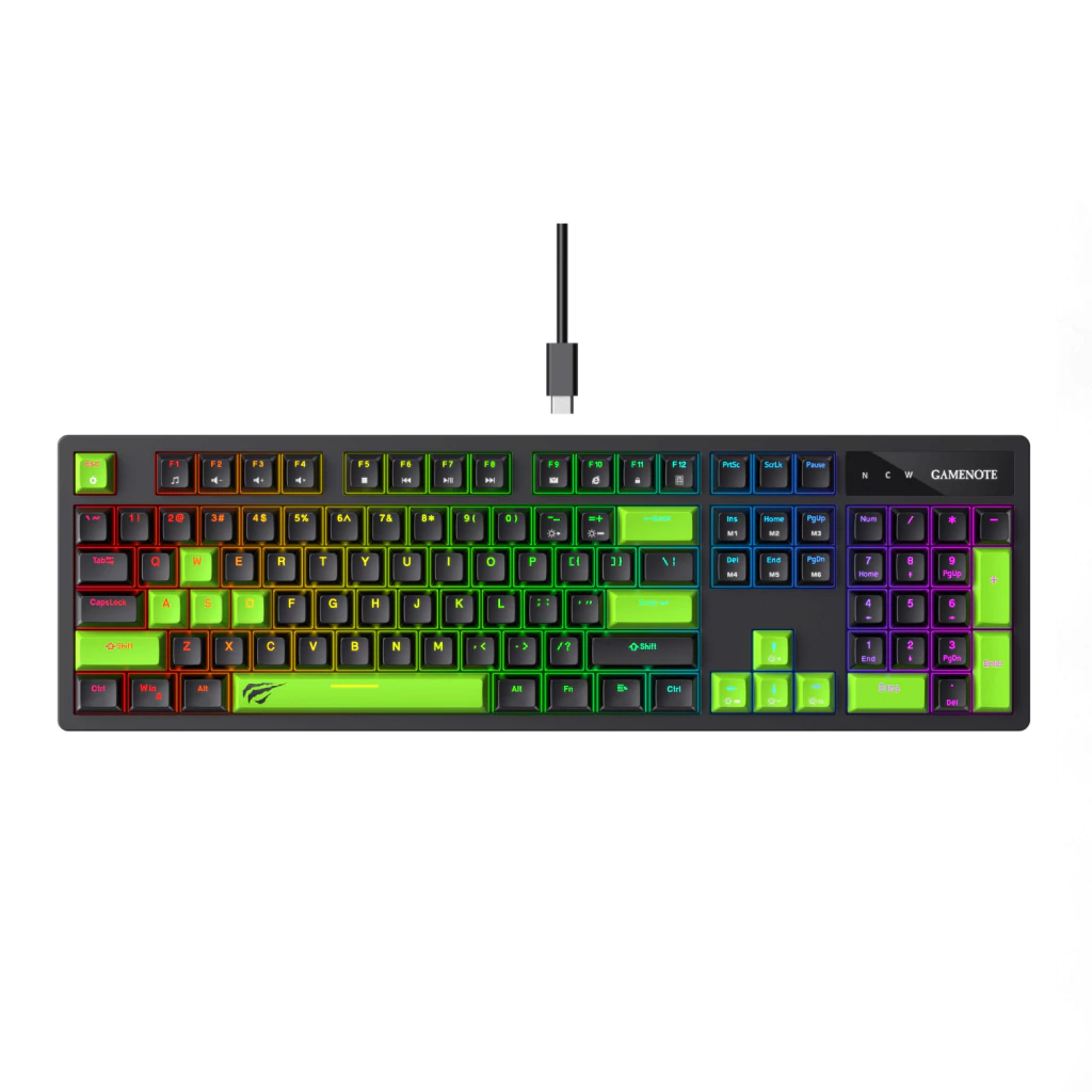 HAVIT TECLADO GAMING MECANICO C/RGB